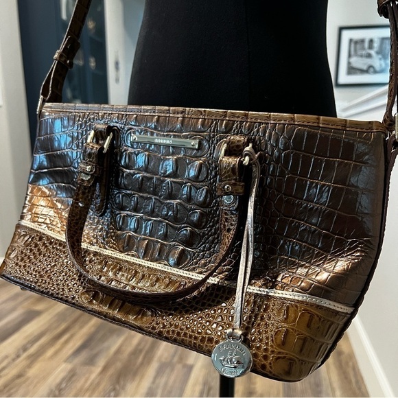 Brahmin MINI ASHER SATCHEL - NEW - SOLD OUT - Copper tones - AUTHENTIC - Picture 2 of 10